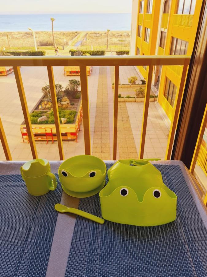Appartement Vue Mer,Acces Direct Plage,Fibre,Clim,Parking Public Gratuit เลอบาร์กาแรส ภายนอก รูปภาพ