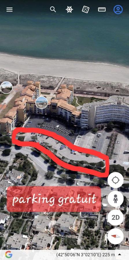 Appartement Vue Mer,Acces Direct Plage,Fibre,Clim,Parking Public Gratuit เลอบาร์กาแรส ภายนอก รูปภาพ