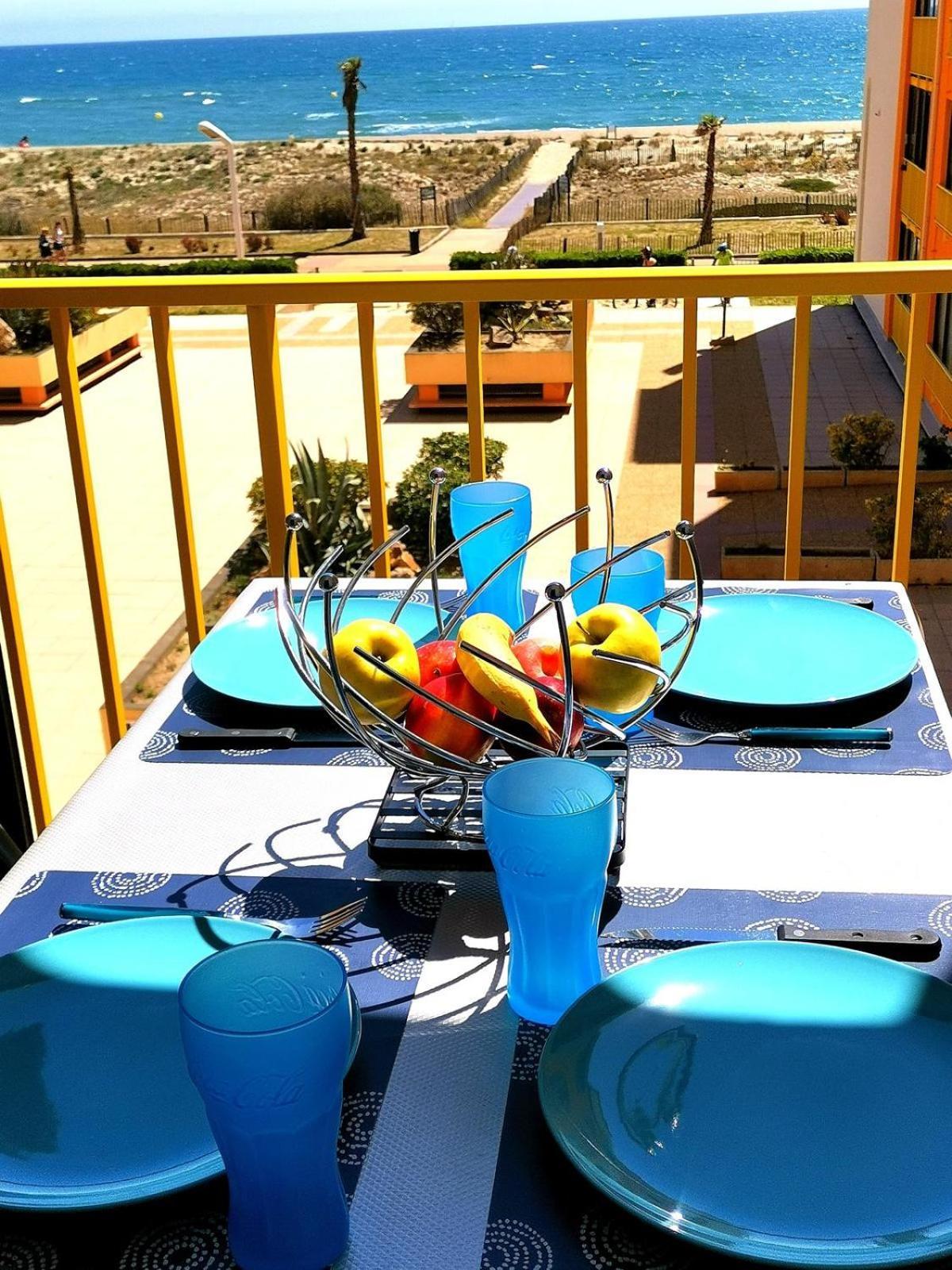 Appartement Vue Mer,Acces Direct Plage,Fibre,Clim,Parking Public Gratuit เลอบาร์กาแรส ภายนอก รูปภาพ
